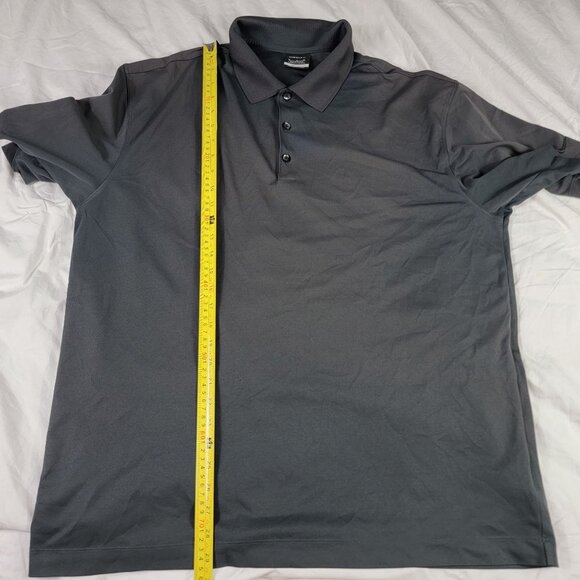 Nike Golf Polo XL Gray Short Sleeve Kingdom Partners Annual Golf Tournament - Picture 9 of 10